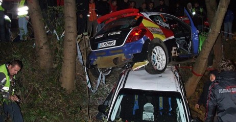 Rajd Dolnośląski, wypadek Kuzaja